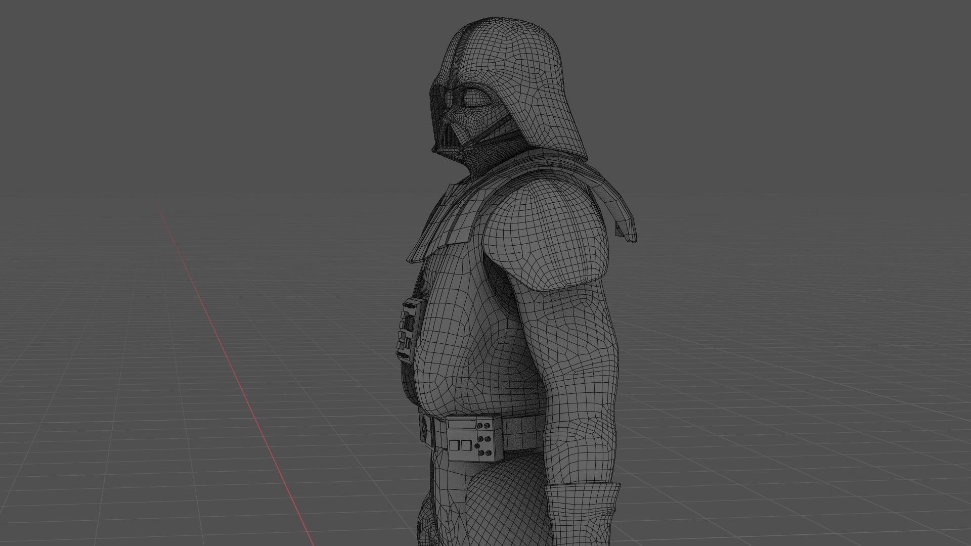 DARTH VADER  RIGGED 3D model_31