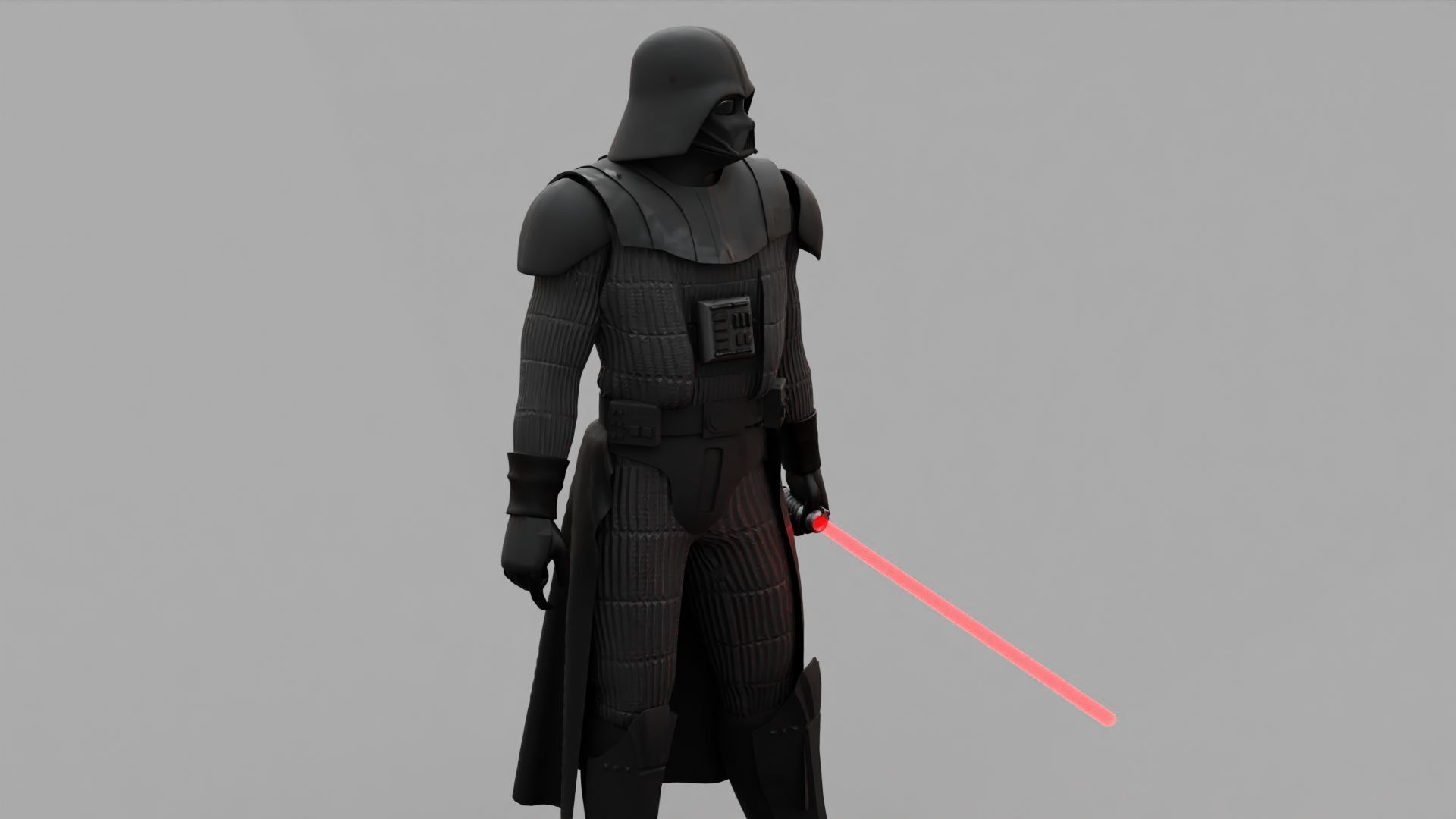 DARTH VADER  RIGGED 3D model_16
