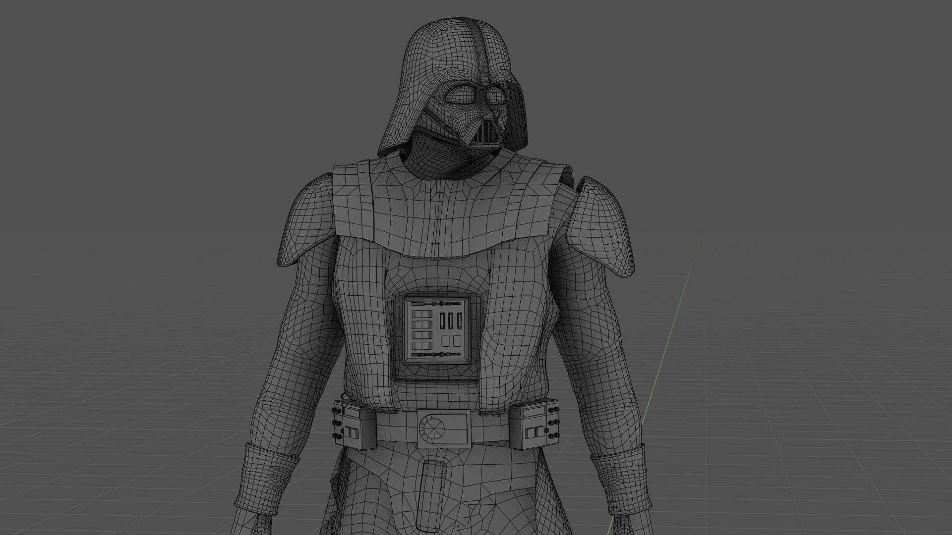 DARTH VADER  RIGGED 3D model_29
