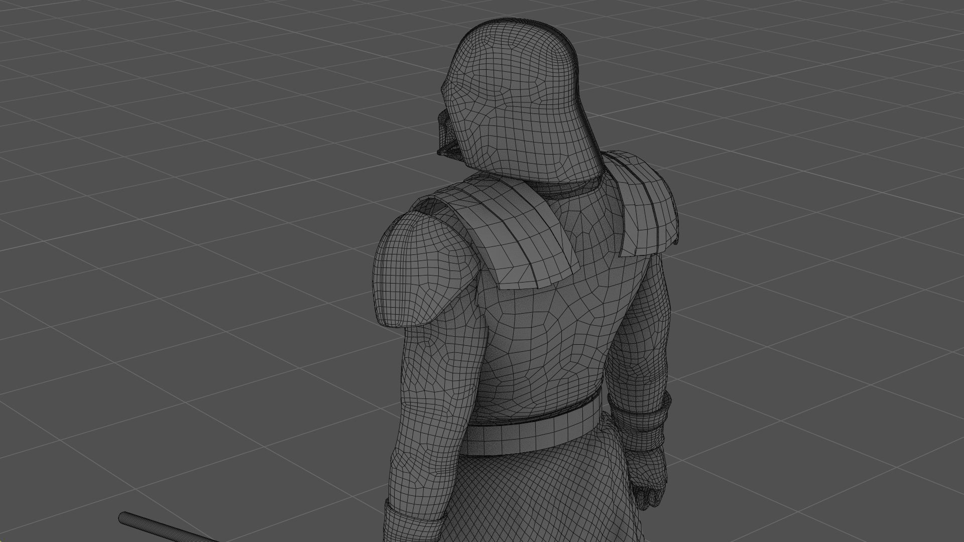 DARTH VADER  RIGGED 3D model_32