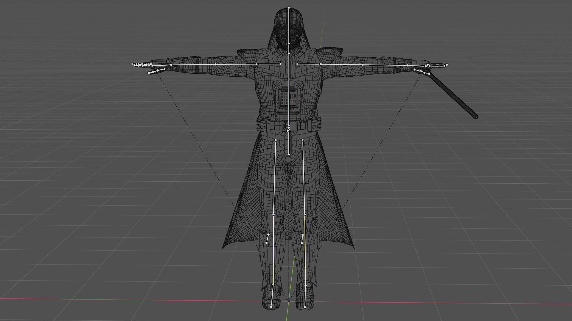 DARTH VADER  RIGGED 3D model_37