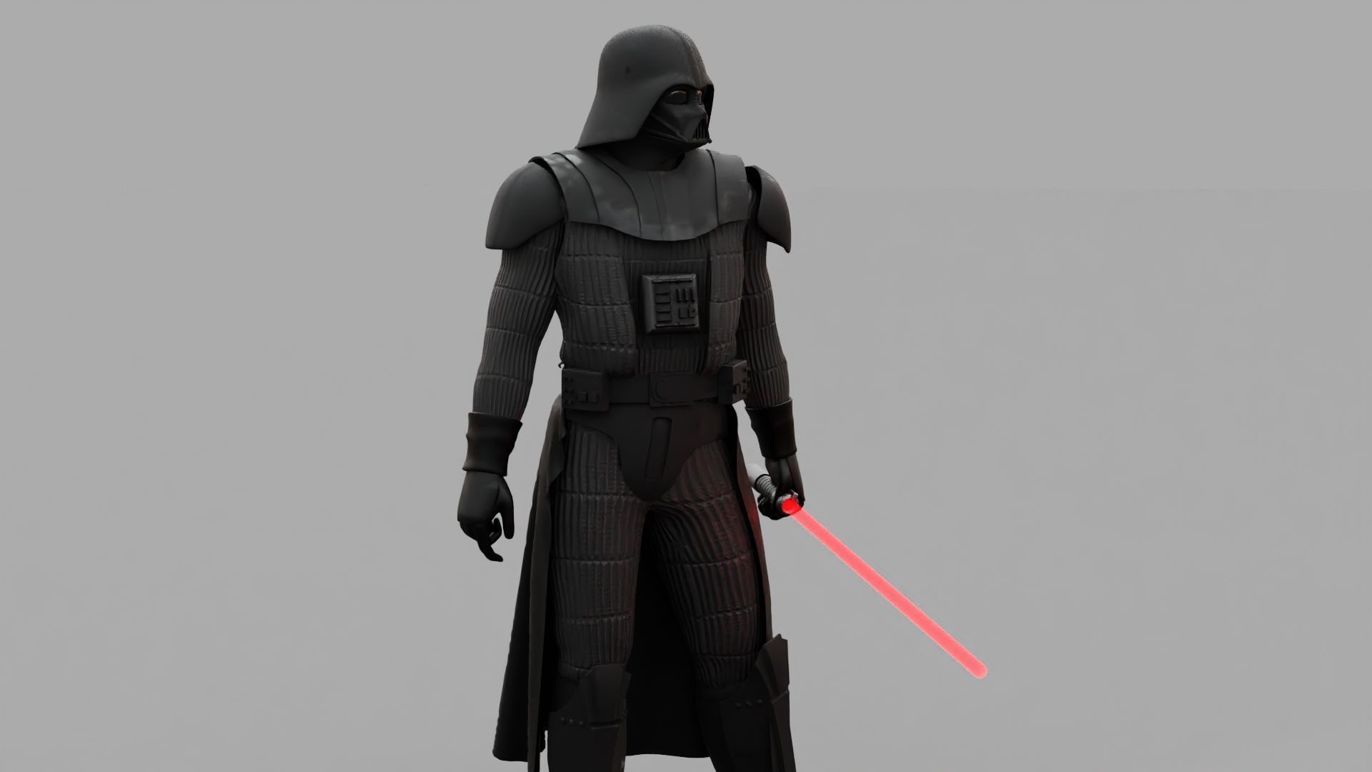 DARTH VADER  RIGGED 3D model_17