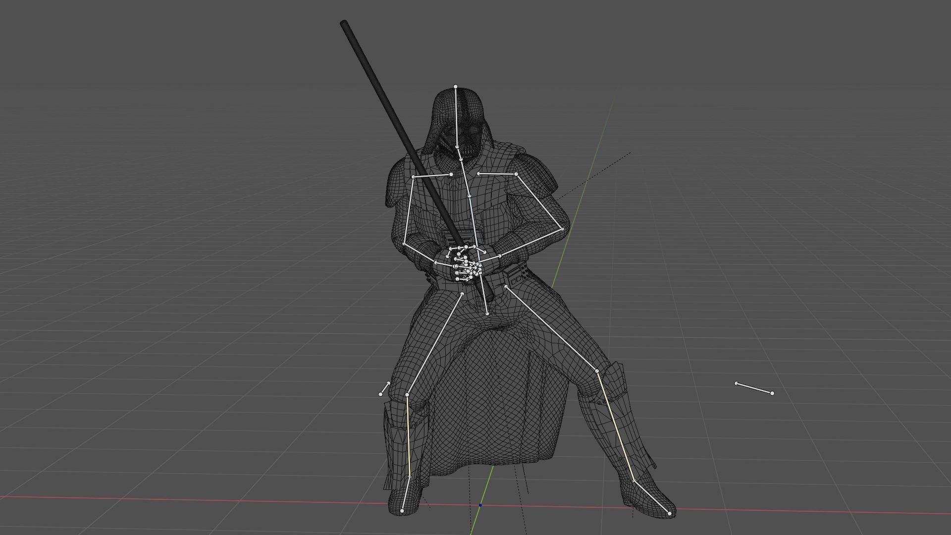DARTH VADER  RIGGED 3D model_38