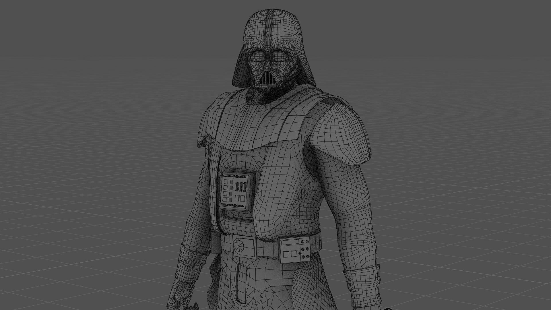 DARTH VADER  RIGGED 3D model_30