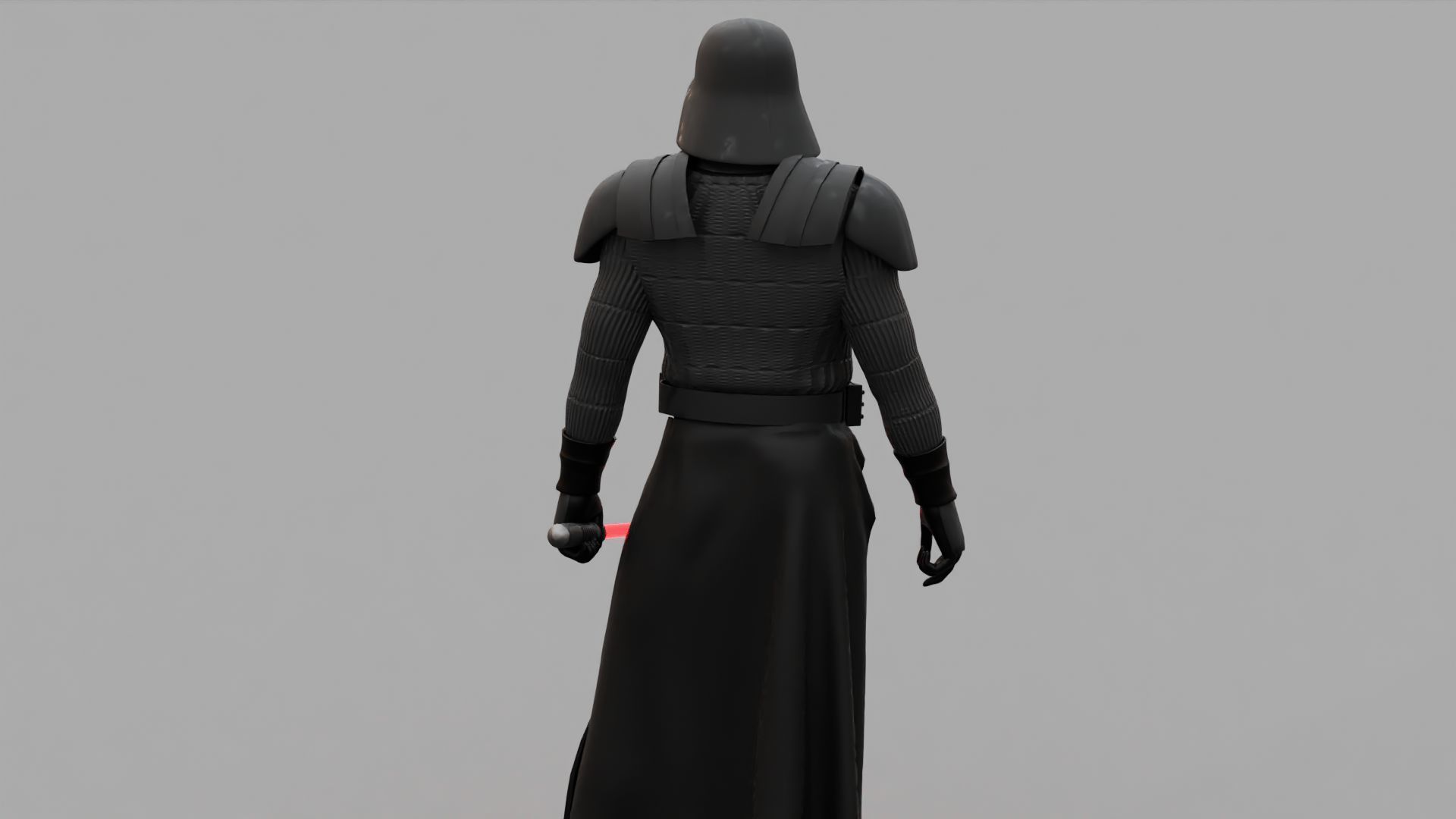 DARTH VADER  RIGGED 3D model_9