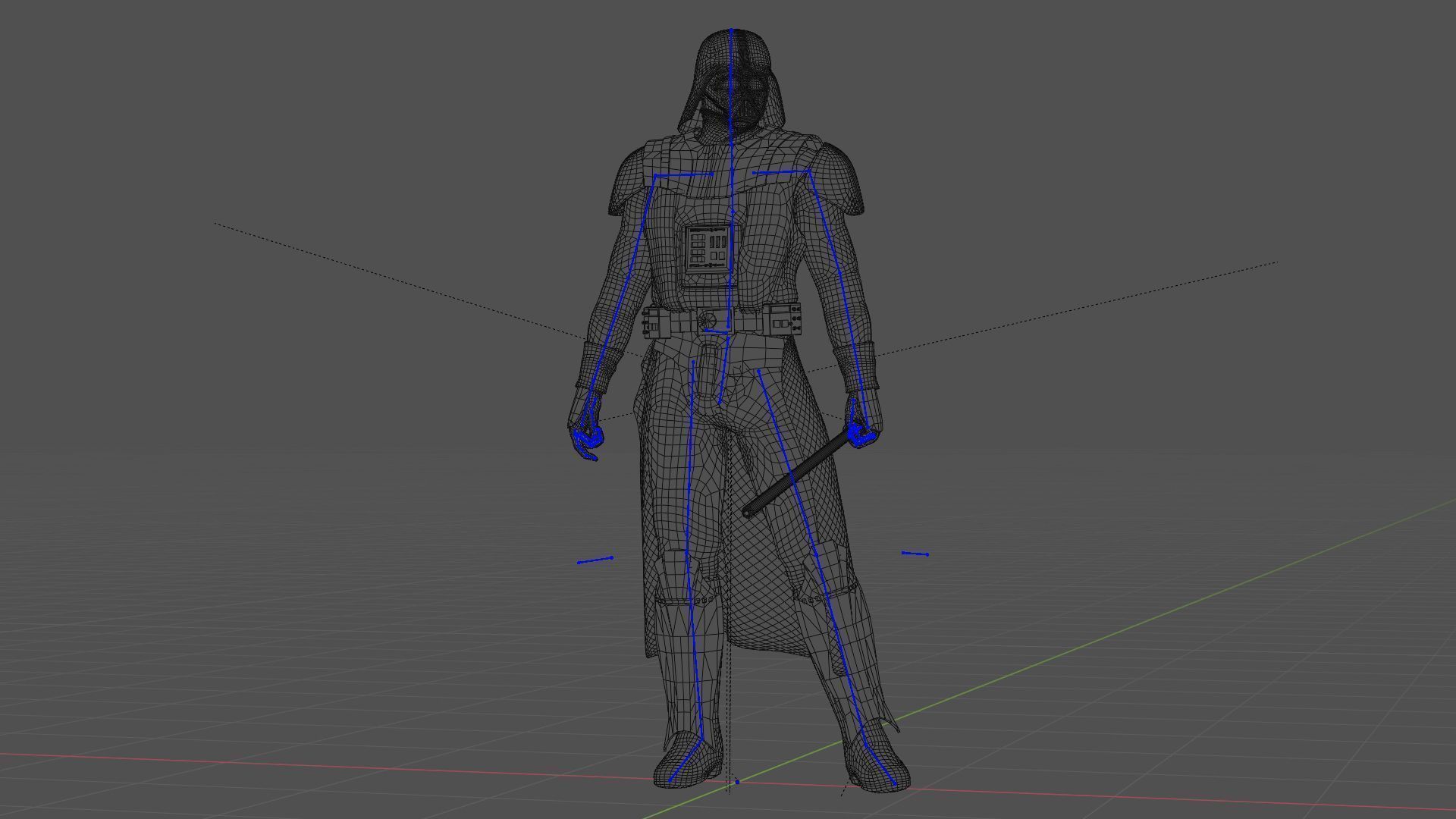 DARTH VADER  RIGGED 3D model_39