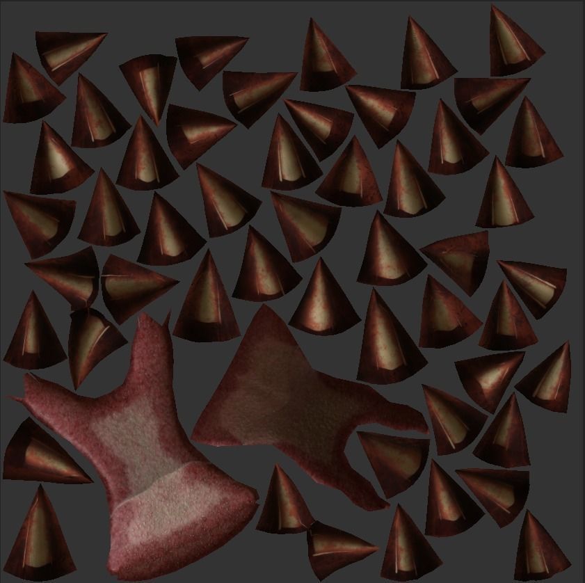 Scary Head low poly Game ready Low-poly 3D model_3