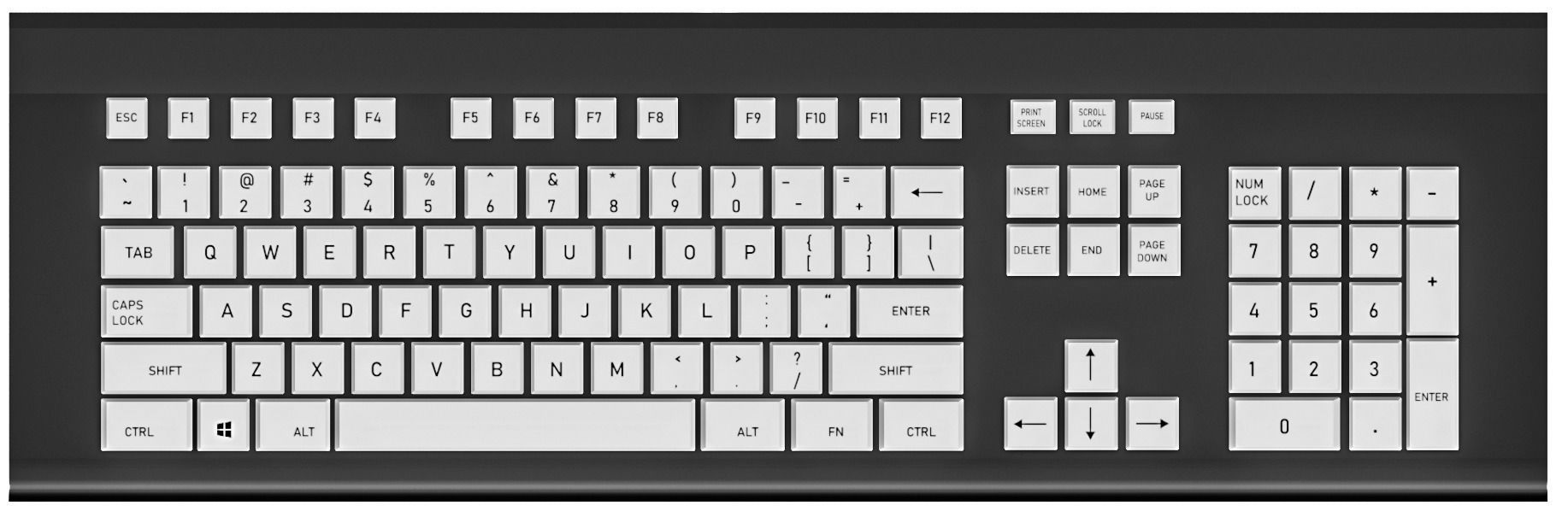 RGB Keyboard 3D Model Free 3D model_3