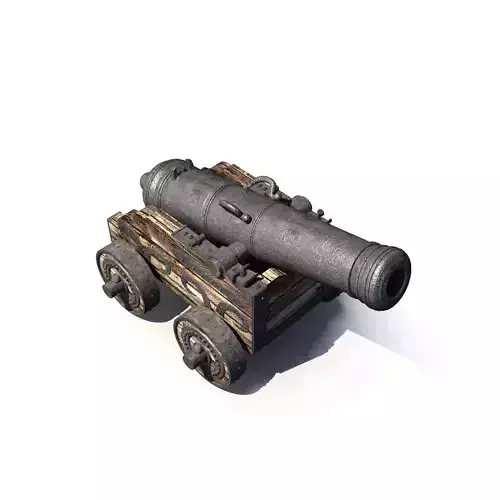 Medieval Cannon 3D model