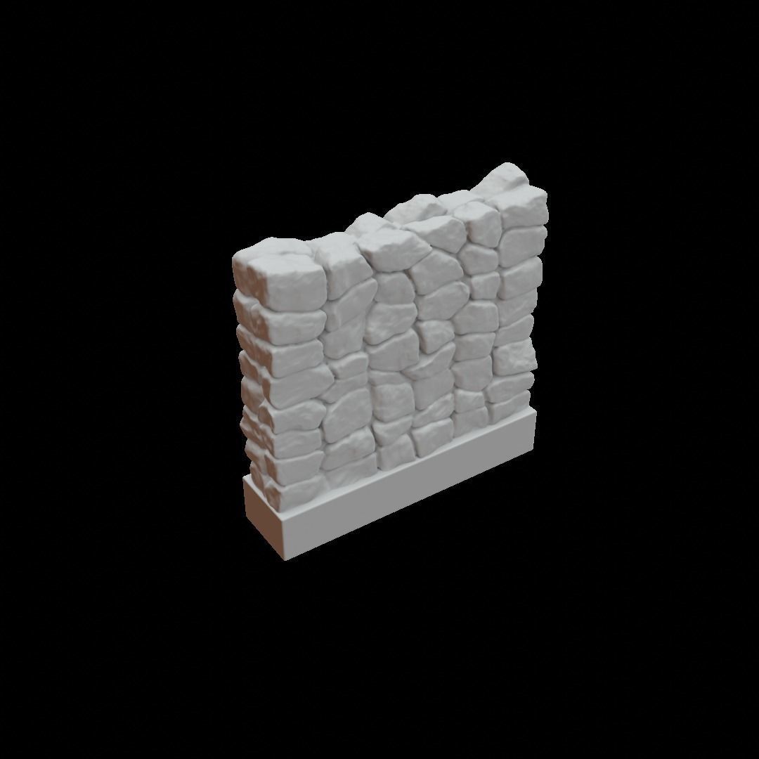 Kit dungeon floor and walls 3D model 3D printable | CGTrader