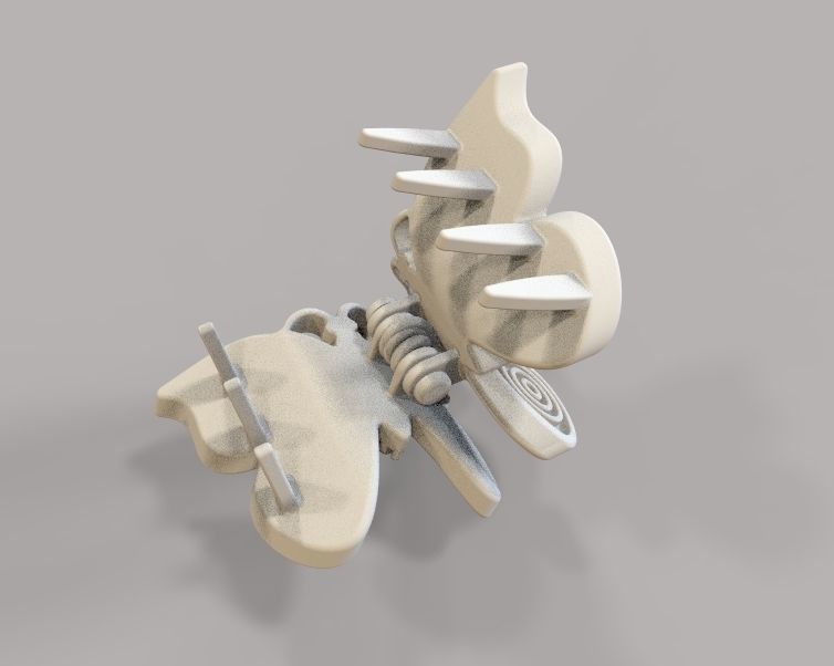 Mini Hair Clip For Baby Kids Girls and Women 3D print model_35