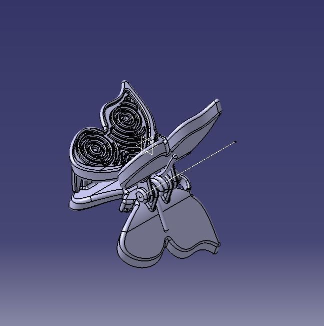 Mini Hair Clip For Baby Kids Girls and Women 3D print model_6