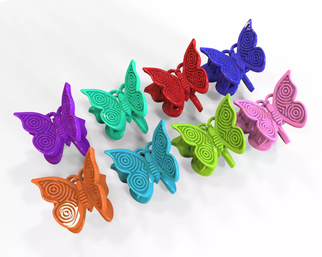 Mini Hair Clip For Baby Kids Girls and Women 3D print model_0