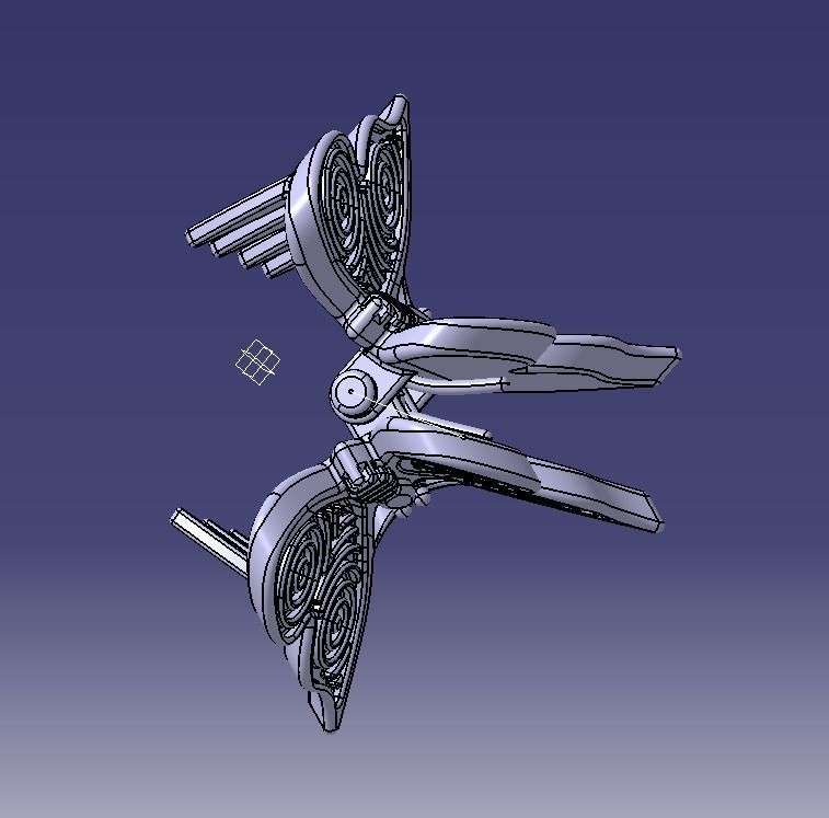 Mini Hair Clip For Baby Kids Girls and Women 3D print model_22