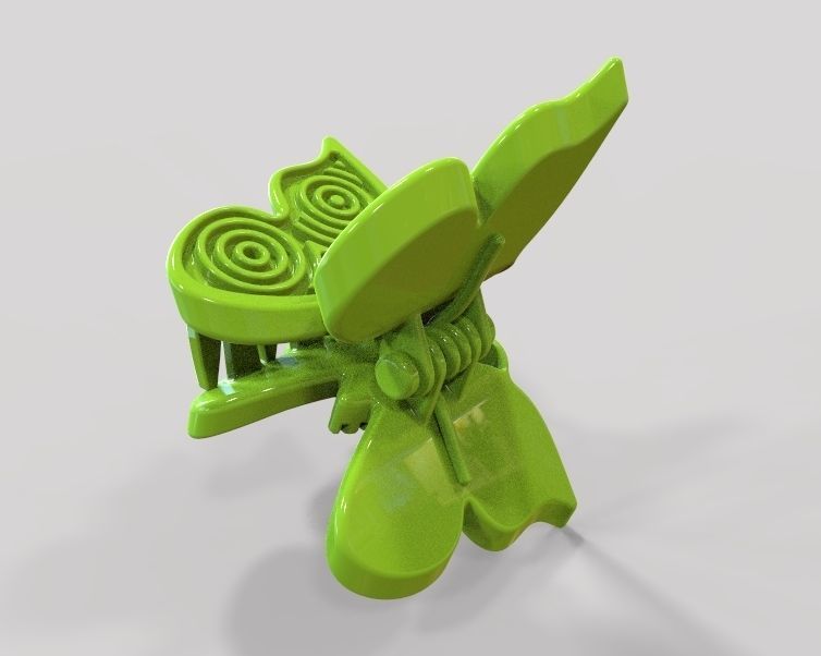 Mini Hair Clip For Baby Kids Girls and Women 3D print model_1