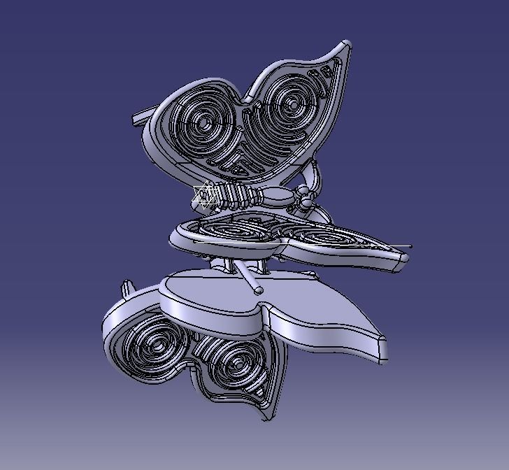 Mini Hair Clip For Baby Kids Girls and Women 3D print model_24