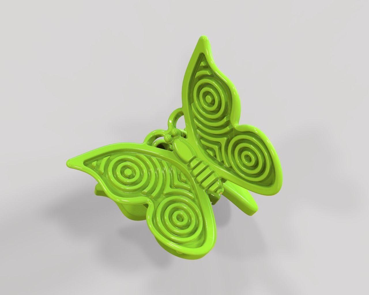 Mini Hair Clip For Baby Kids Girls and Women 3D print model_2