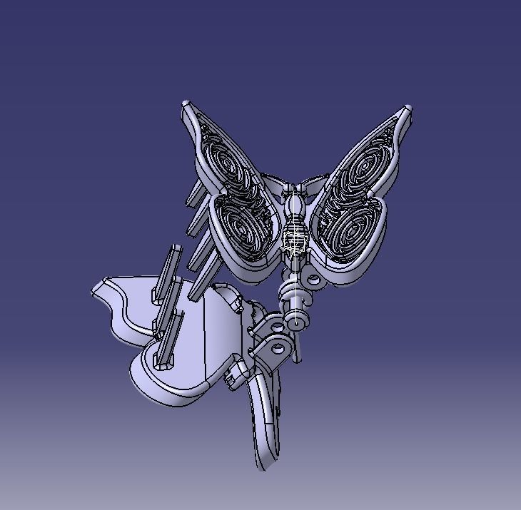 Mini Hair Clip For Baby Kids Girls and Women 3D print model_27