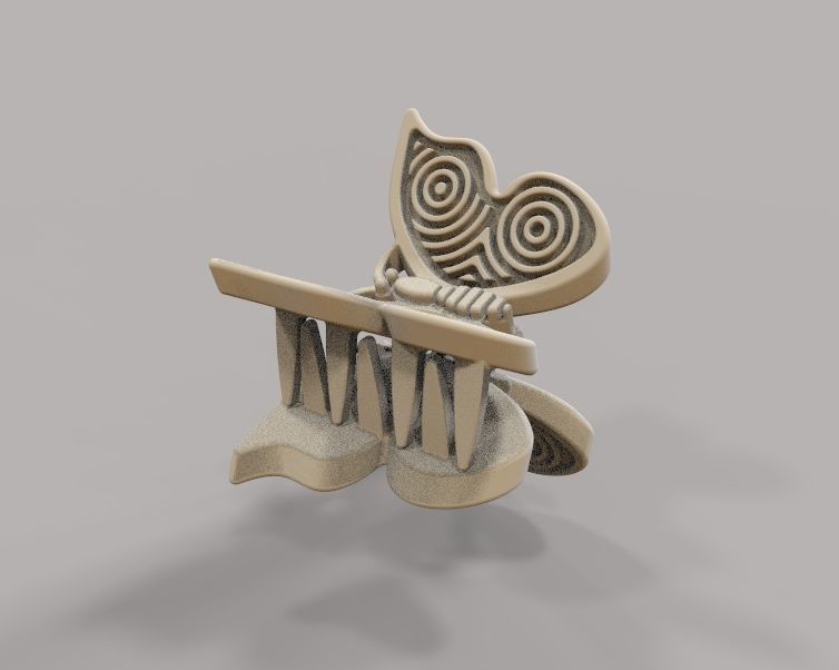 Mini Hair Clip For Baby Kids Girls and Women 3D print model_33