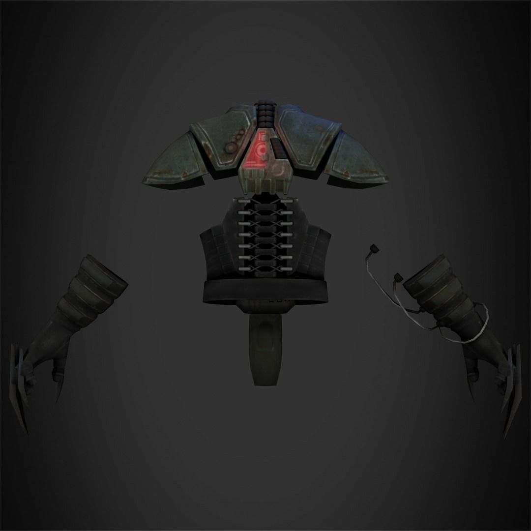 Darth Star Killer Armor for Cosplay 3D print model_6