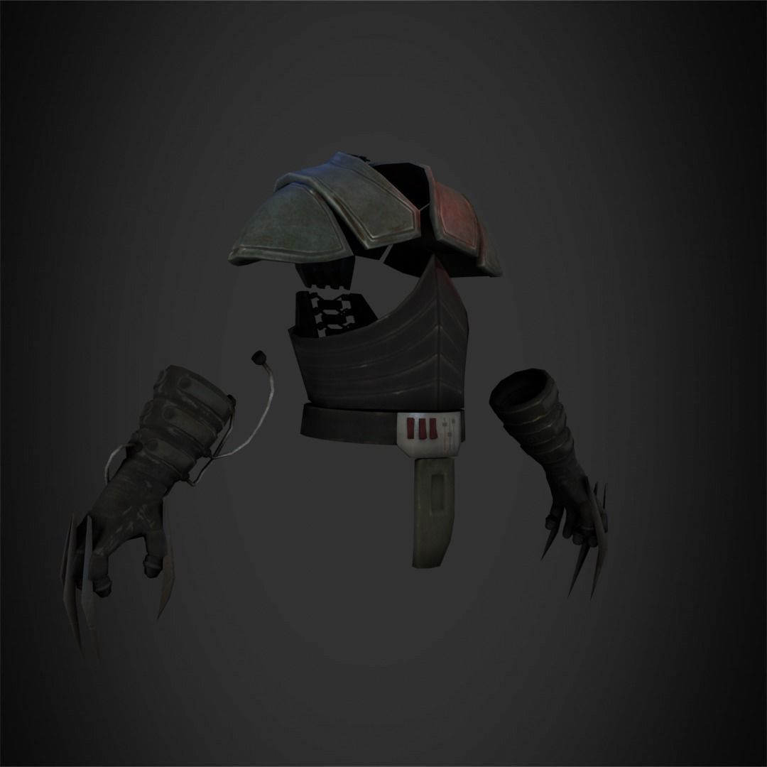 Darth Star Killer Armor for Cosplay 3D print model_4