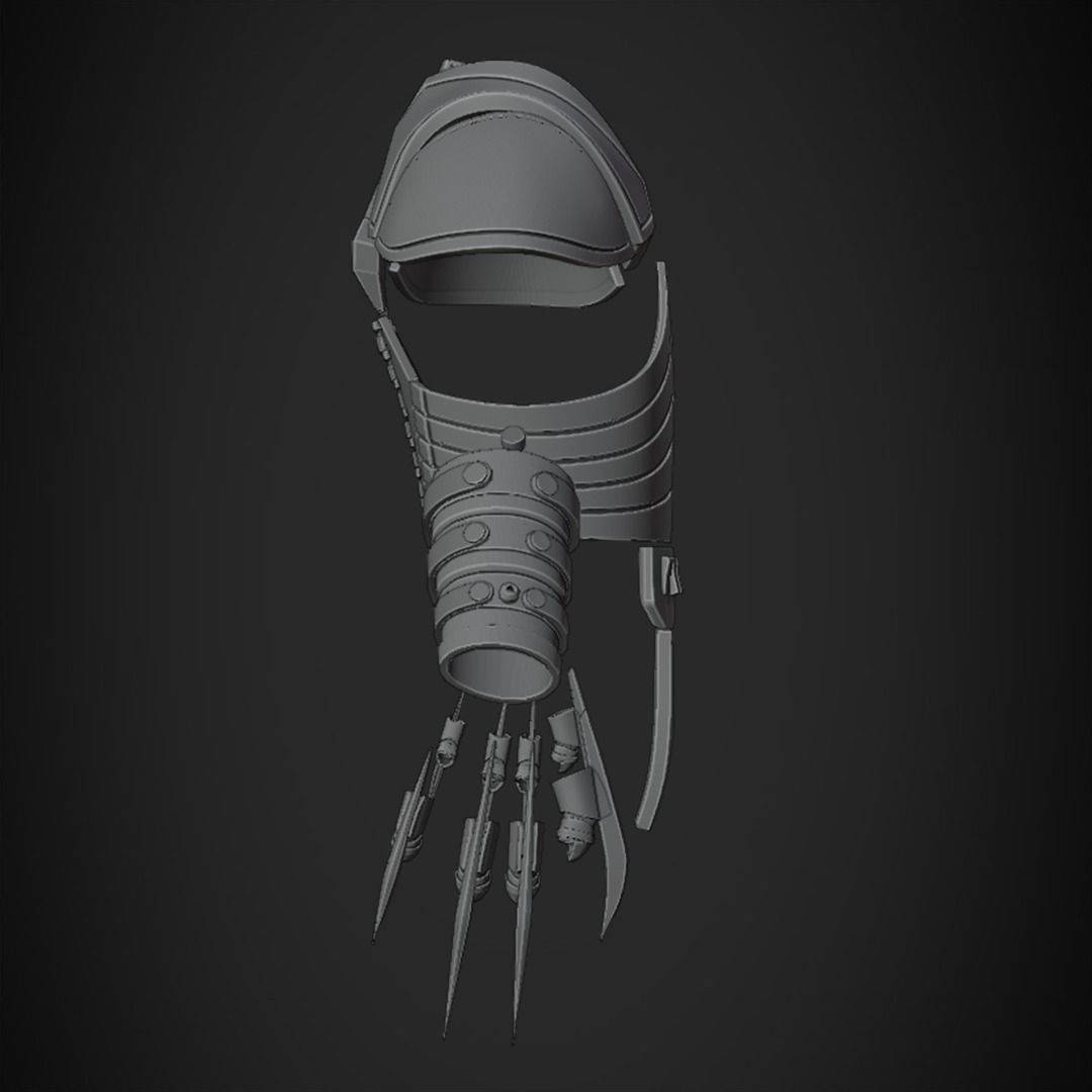 Darth Star Killer Armor for Cosplay 3D print model_17