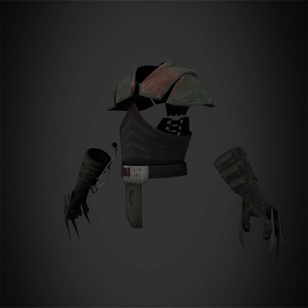 Darth Star Killer Armor for Cosplay 3D print model_2