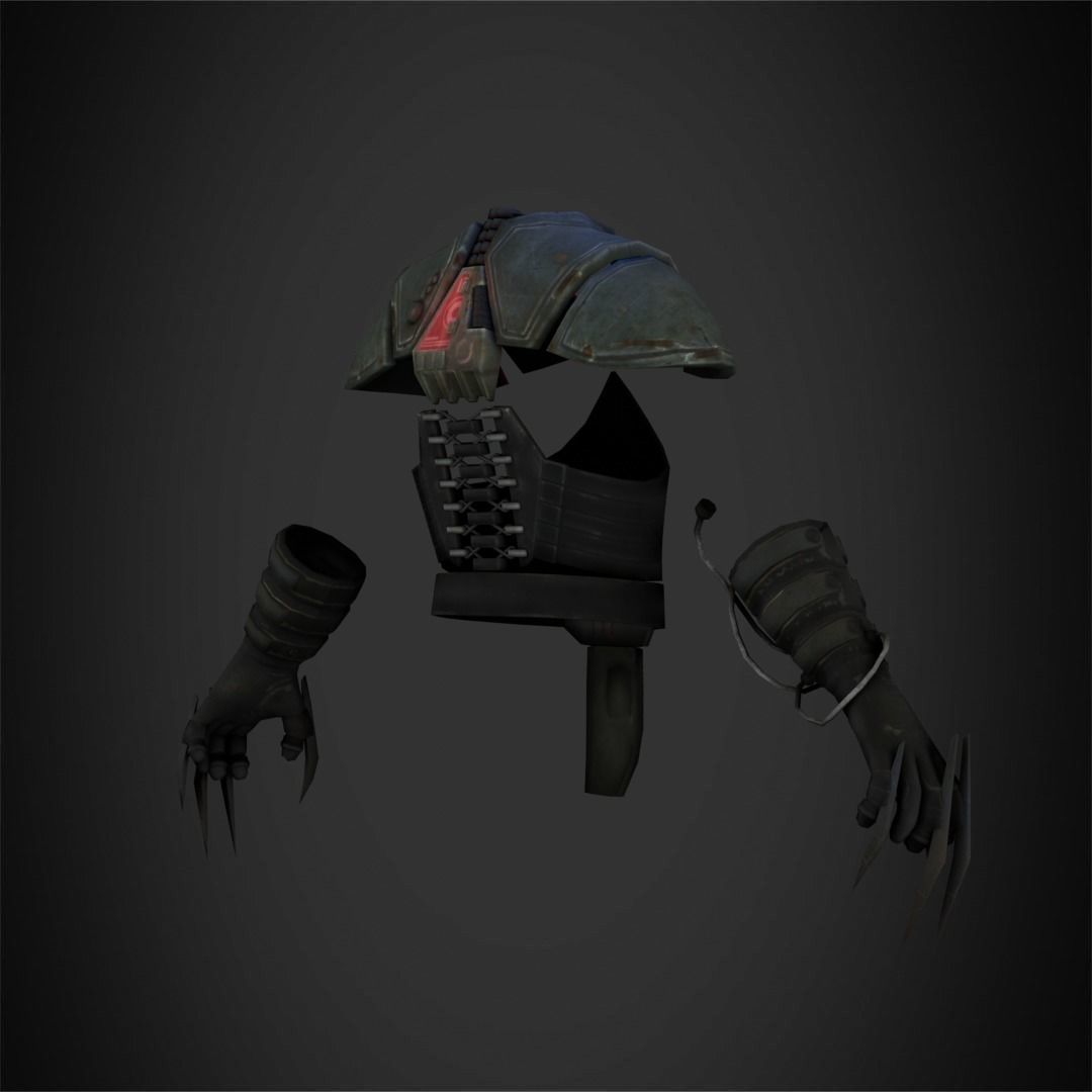 Darth Star Killer Armor for Cosplay 3D print model_9