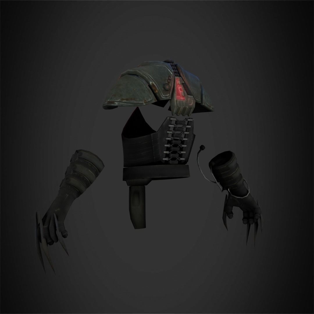 Darth Star Killer Armor for Cosplay 3D print model_7