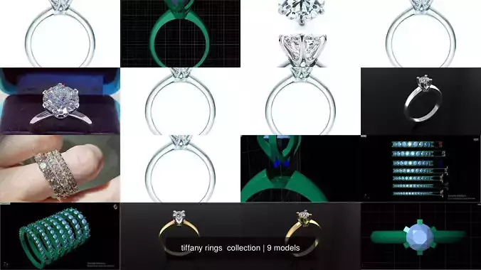 tiffany rings  collection