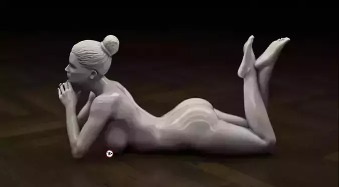 Sexy girl 34 3D print model
