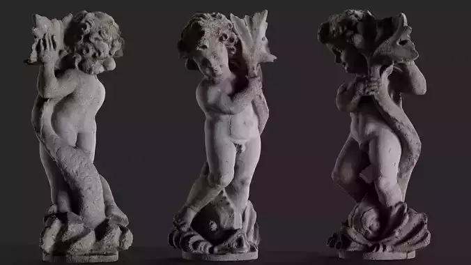 Photogrammetry Garden Angel