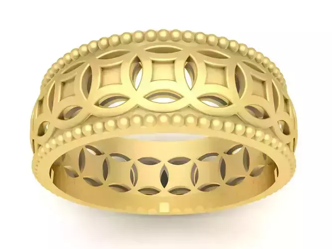 24k Chinese FengShui Coins For Fortune And Success Ring 3746