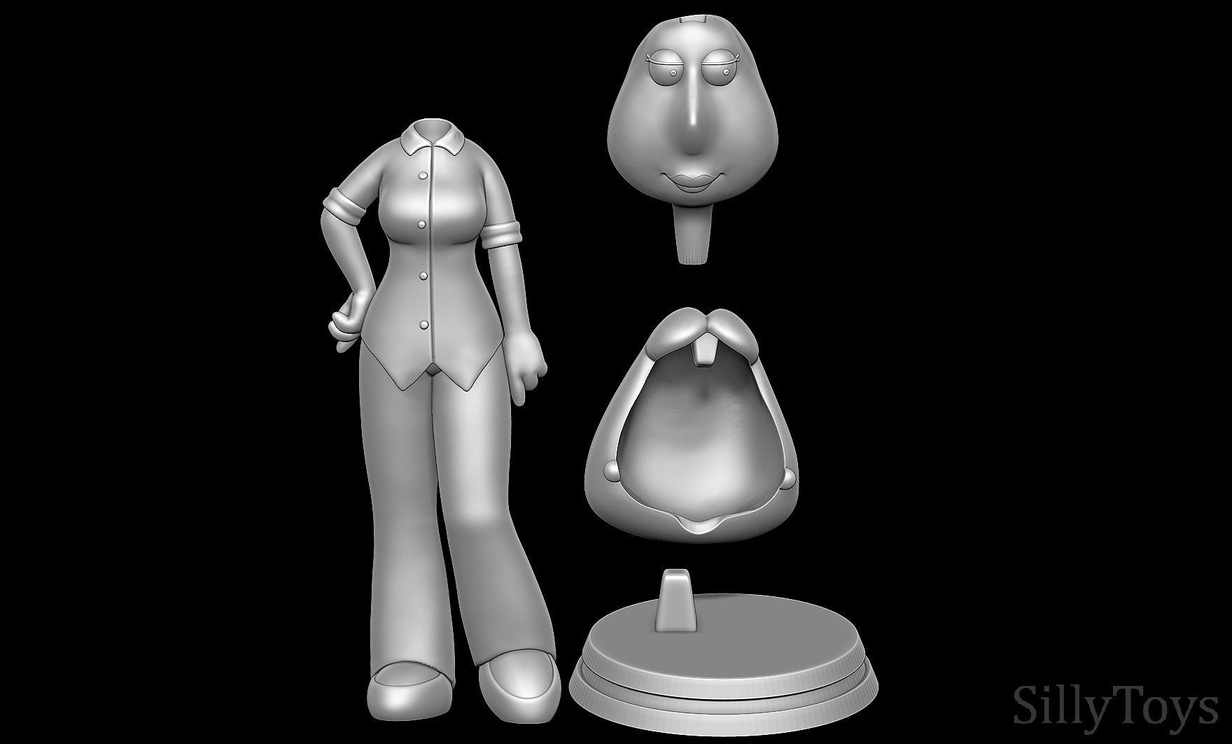 Lois Griffin - Family Guy 3D print model_7