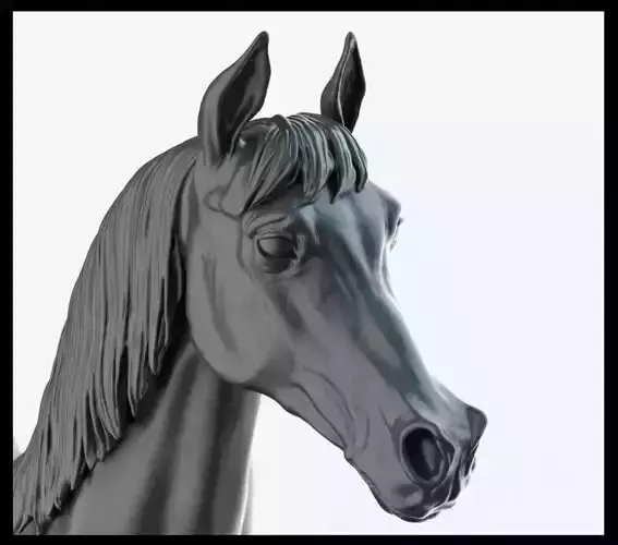 Horses horse statue 3D Model Collection
