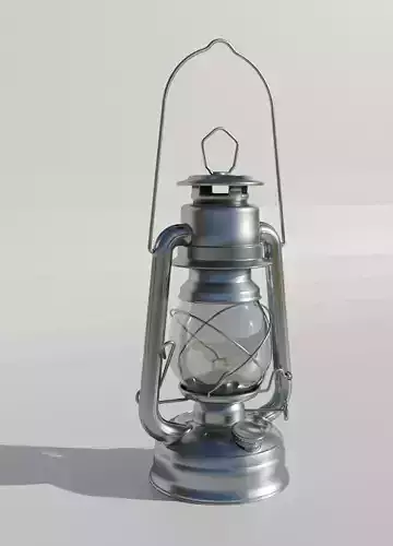 Rusty Storm Lantern 3D model