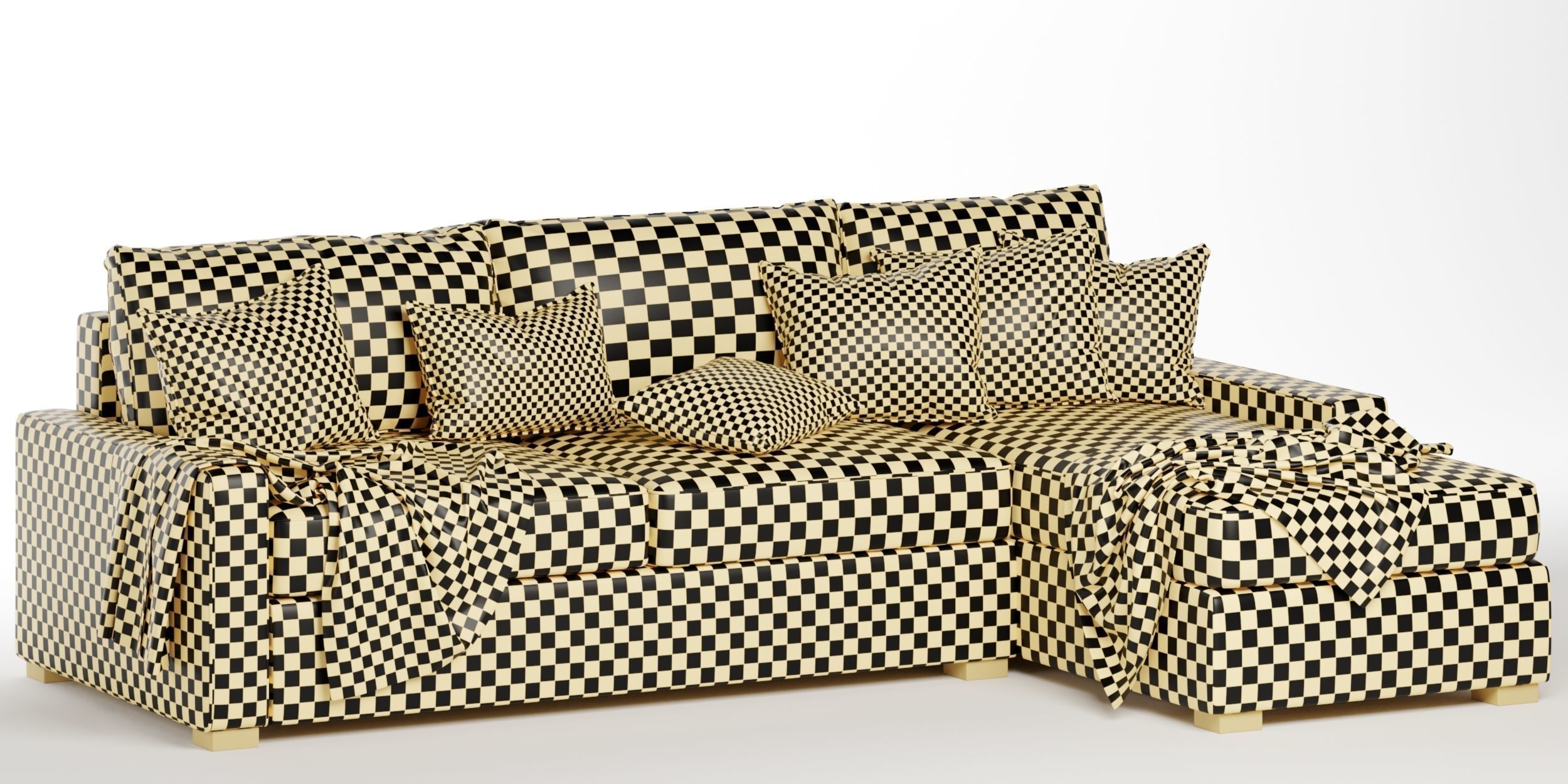 Maxwell sofa chaise sectional 3D model_4