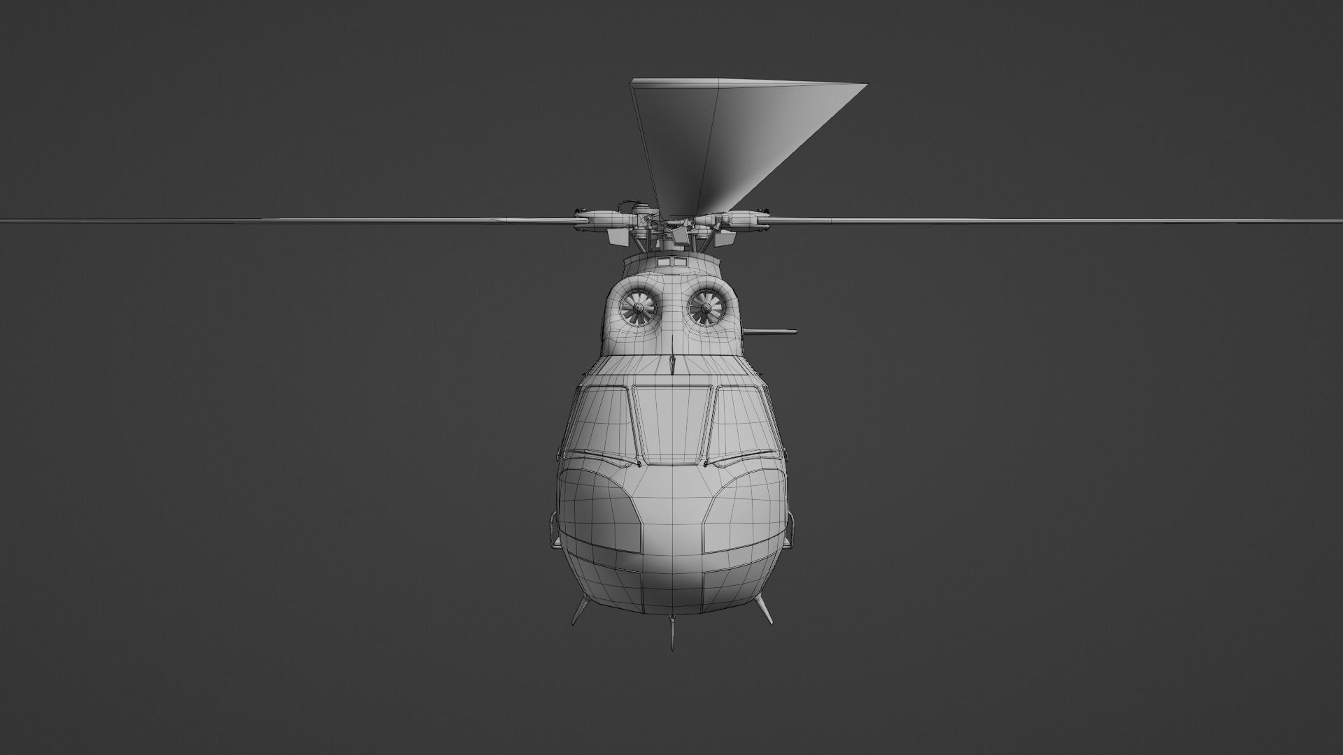 Helicopter puma  9 textures Low-poly 3D model_27