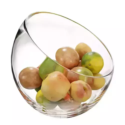Large Slant Fruit Bowl set 06