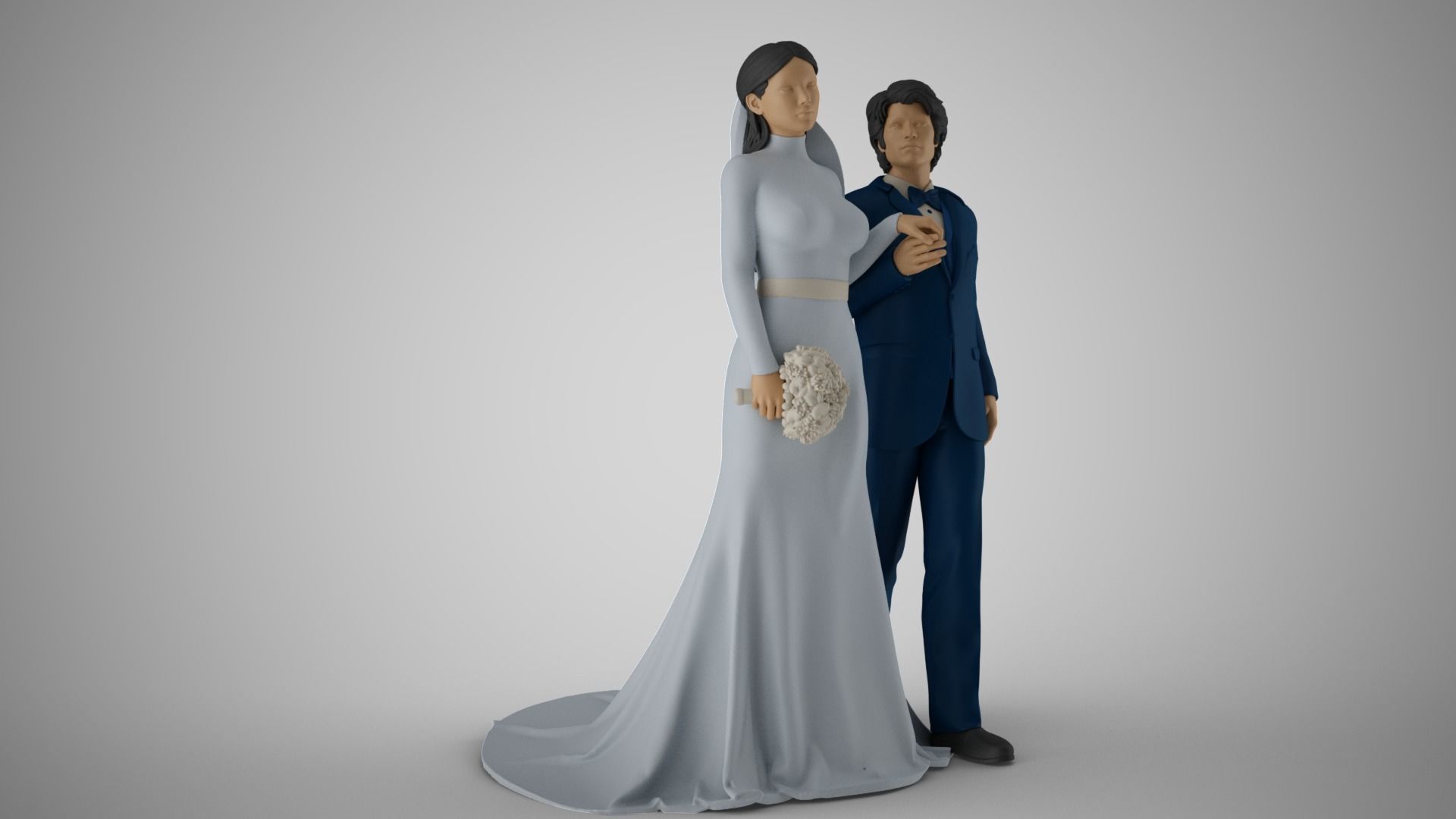 Wedding Day 3D print model_4