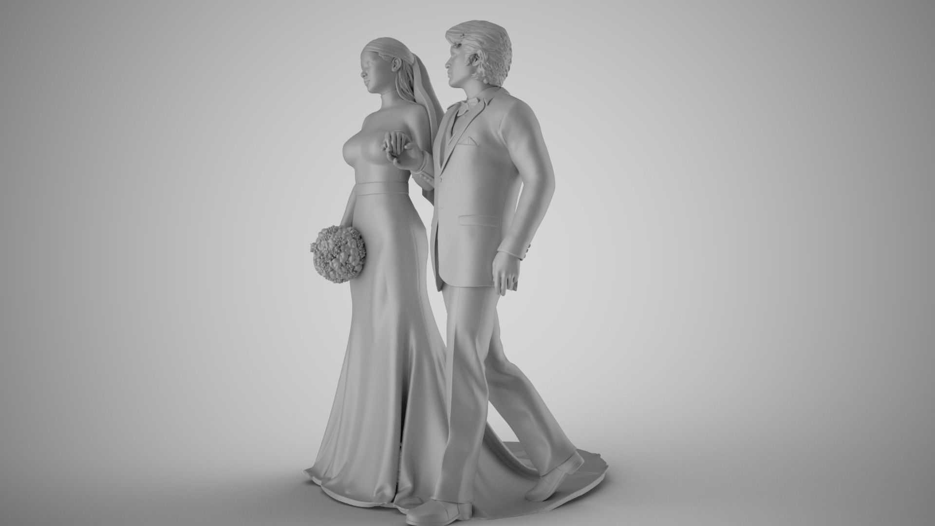 Wedding Day 3D print model_1