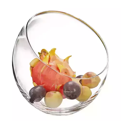 Large Slant Fruit Bowl set 09