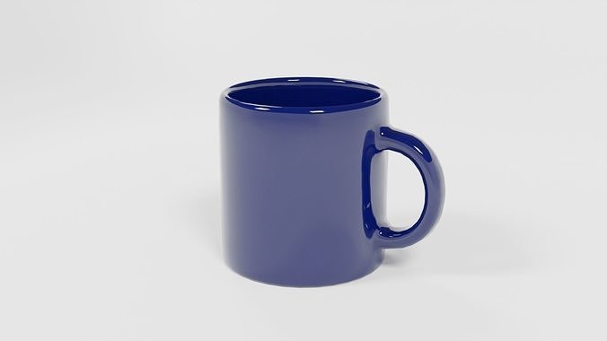 Coffee Cup 001 Low-poly 3D model
