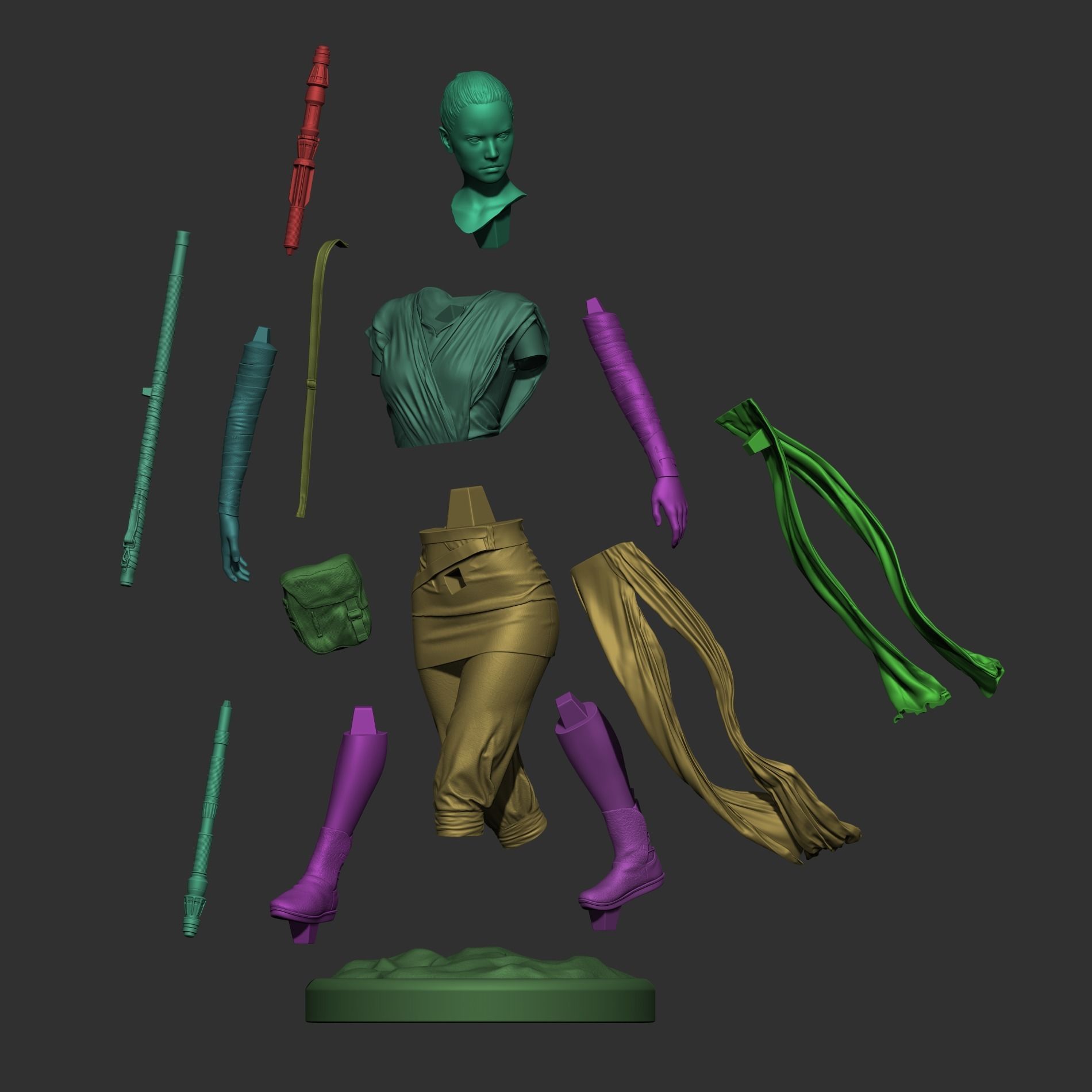 REY SCAVENGER 3D print model_4