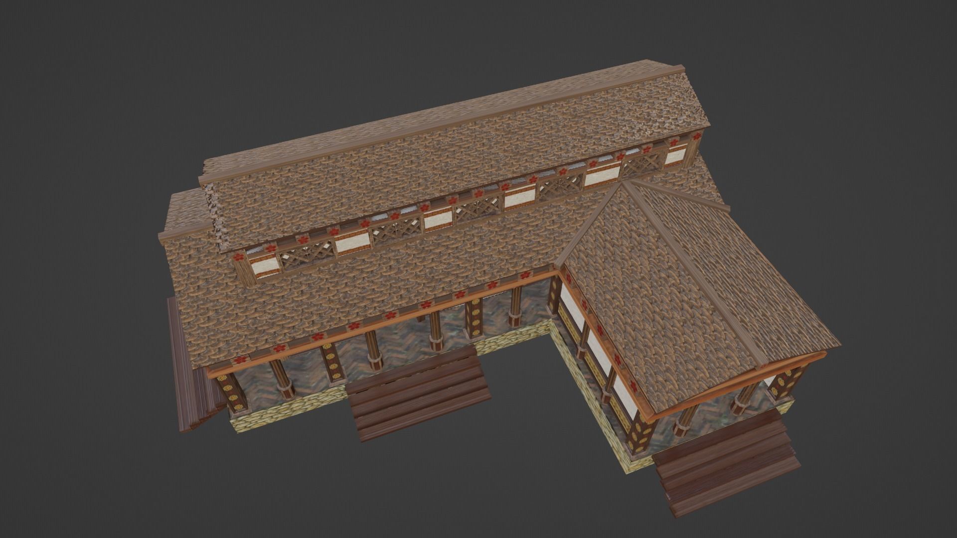 3D model Ancient Public Building VR / AR / low-poly | CGTrader