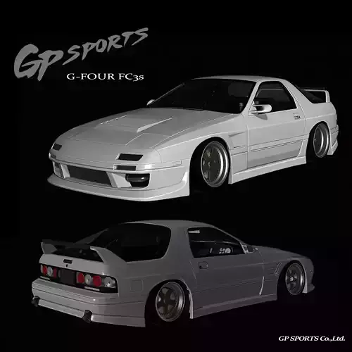 GP Sports GFOUR Mazda RX7 FC3S Body Kit