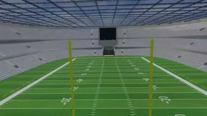 American Football Stadium - White