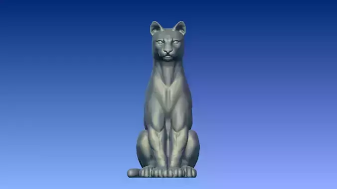Sitting puma