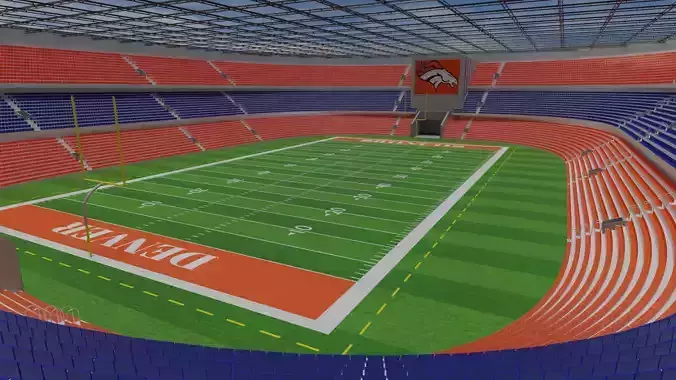 Denver Broncos - American Football Stadium