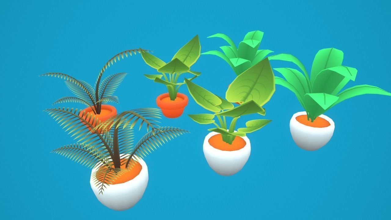 Furniture - Living Room Pack Low-poly 3D model_5